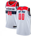 Men's Washington Wizards White Customized Stitched NBA Jersey