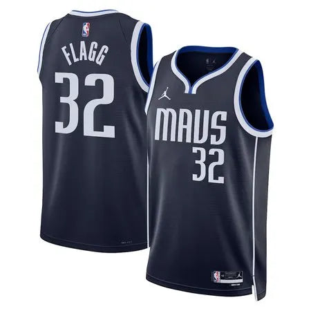 Men's Dallas Mavericks #32 Cooper Flagg Nike Navy Swingman Statement Edition Jersey
