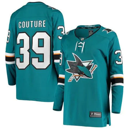 Women's San Jose Sharks #39 Logan Couture
Teal Home Player Jersey