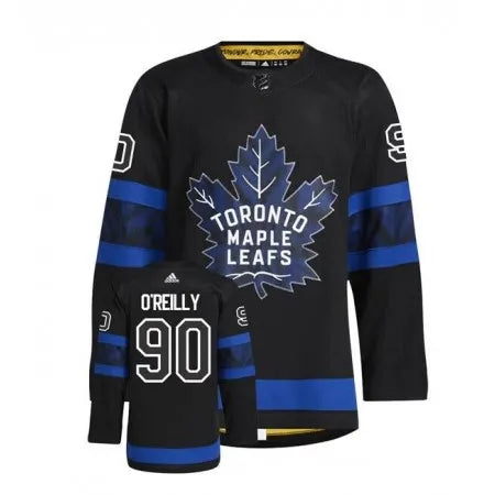 Men's Toronto Maple Leafs #90 Ryan O'Reilly Black Premier
Reversible Stitched Jersey