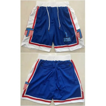 Men's Space Jam Tune Squad Blue Shorts (Run Small) TQN4