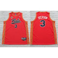Men's Syracuse Orange #3 Allen Iverson Red Stitched Basketball Jersey