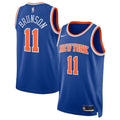 Men's New York Knicks #11 Jalen Brunson Nike Blue Swingman Icon Edition Jersey