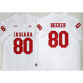 Men's Indiana Hoosiers #80 Charlie Becker White 2026 Vapor F.U.S.E. Limited Jersey
