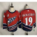 Men's Washington Capitals #19 Nicklas Backstrom 2021 Red Reverse Retro Stitched Jersey 6FVR