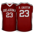 Sooners #23 Blake Griffin Red Basketball Stitched NCAA Jersey