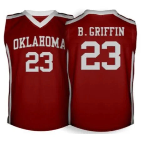 Sooners #23 Blake Griffin Red Basketball Stitched NCAA Jersey