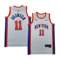 Men's New York Knicks #11 Jalen Brunson White Stitched Basketball Jersey WAKR