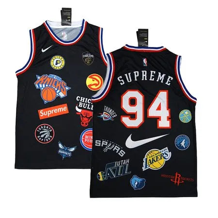 Men's NBA Black Stitched Basketball Jersey