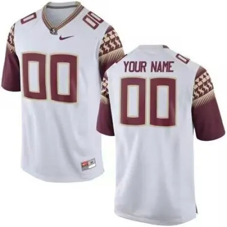Men's Florida State Seminoles ACTIVE PLAYER Custom White Stitched Jersey REBC