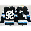 Men's Utah Mammoth #92 Logan Cooley Navy 2024-25 Stitched Premium Jersey