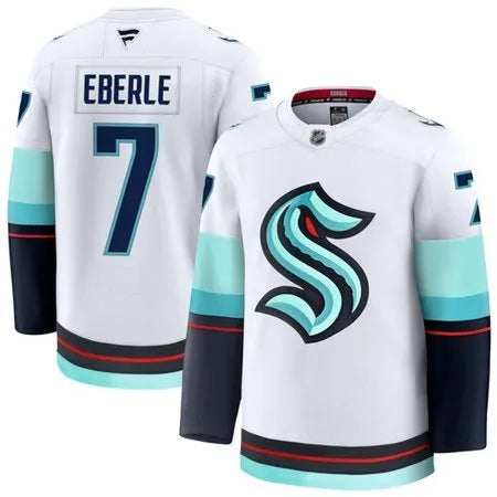 Men's Seattle Kraken #7 Jordan Eberle
White Away Premium Jersey
