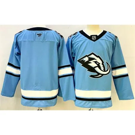 Men's Utah Mammoth Blank Blue 2025 Stitched Premium Jersey