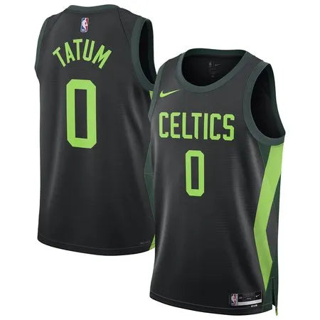 Unisex Boston Celtics Jayson Tatum
Black 2024/25 Swingman Player Jersey - City Edition